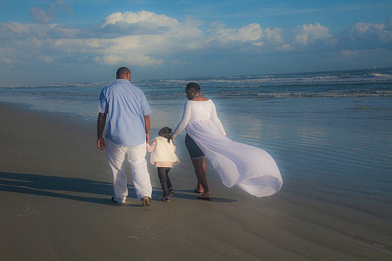 Dwan's Beach maternity photo-session 